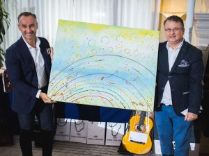 L'opera d'arte, messa in palio ed estrazione dal Maestro d'Arte Michele Nicolè tra tutti i partners del Golden Green Trophy 2017 è stata assegnata a Engel & Völkers.